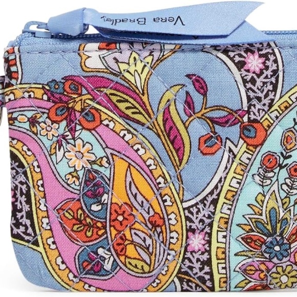 Vera Bradley Women's Cotton Zip ID Case Wallet NWOT - Picture 2 of 6